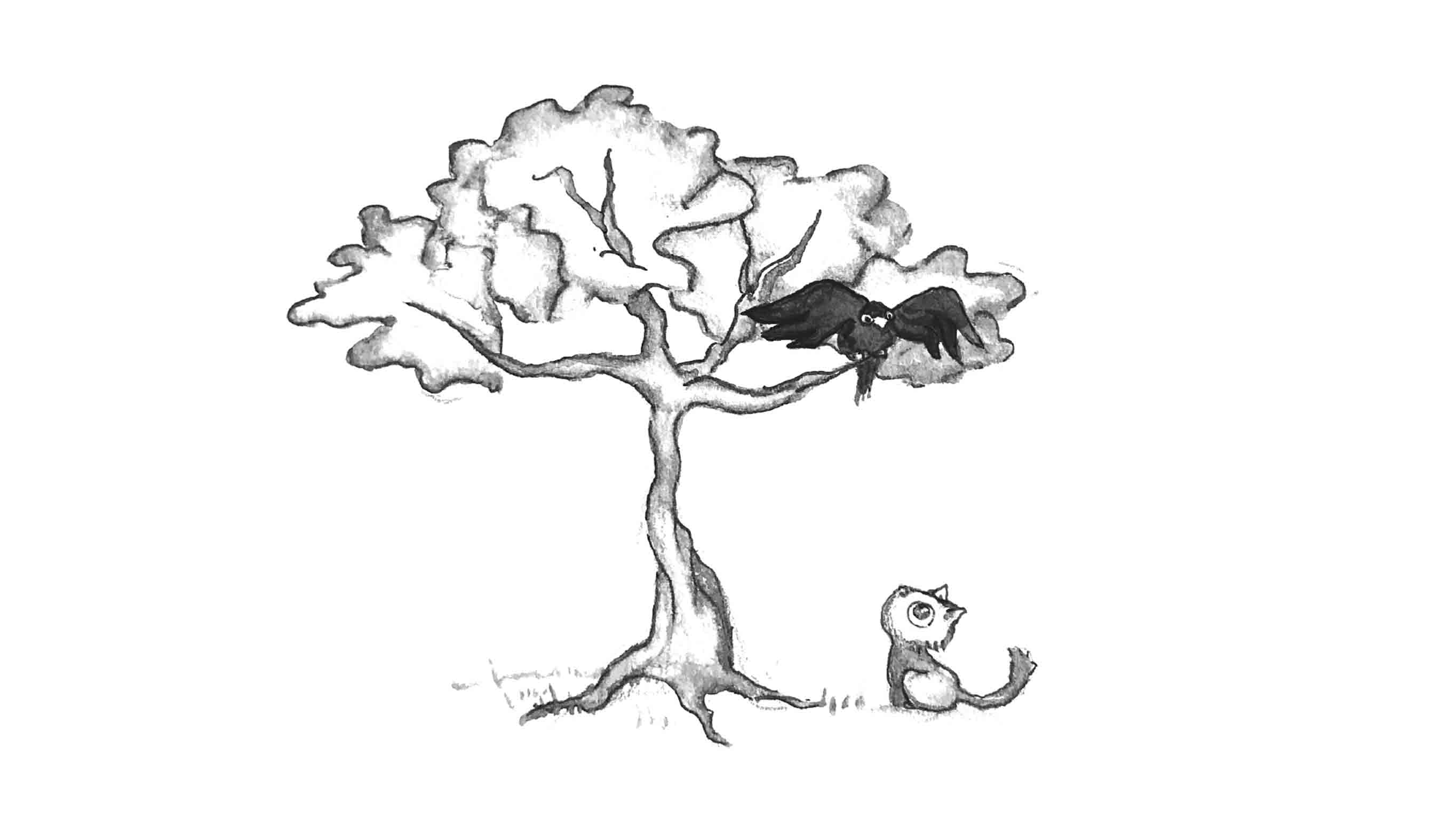 Long_Schweppe_Buddha-Katze_Rabe-Baum